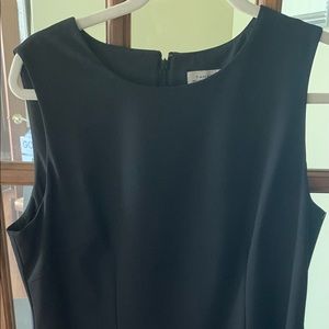 NWT black crepe tarhari dress with ruffle bottom